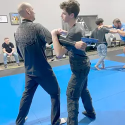 Krav Maga weapon disarming training